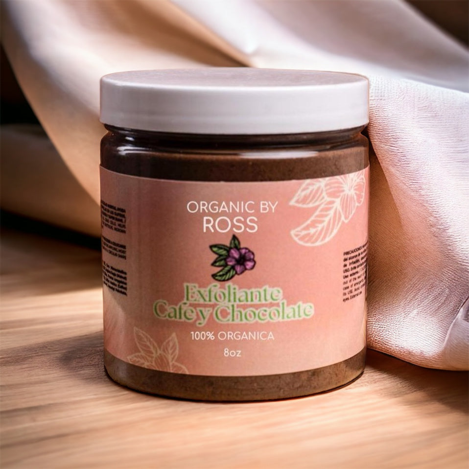 Exfoliante de cafe y chocolate